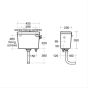 Armitage Shanks Lever  Handle Operated Toilet Cistern  S390001
