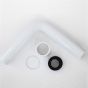 Ideal Standard SV90567  FLUSHPIPE PACK CONCEALA FLUSHBEND PACK FOR IDEAL STANDARD ARMITAGE SHANKS BLACK CISTERNS SV90567