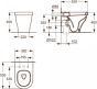 Ideal Standard Washpoint Toilet Seat and cover R392201