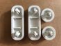 Orion Toilet Seat and Cover Buffers Pack of 6 SV24001 White