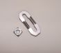 Ideal Standard Toilet Seat and Cover Spares  EV33367 White Seat and Cover Fixing Kit  Washer and Nut