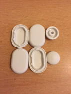 ARMITAGE SHANKS TOILET SEAT SPARES ASTRA, GEMINI AND BAKASAN TOILET SEAT BUFFERS SV23201 SET OF 6 TOILET SEAT PADS